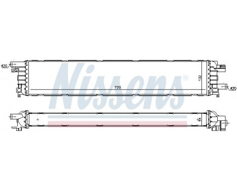 Radiator, engine cooling 60354 Nissens