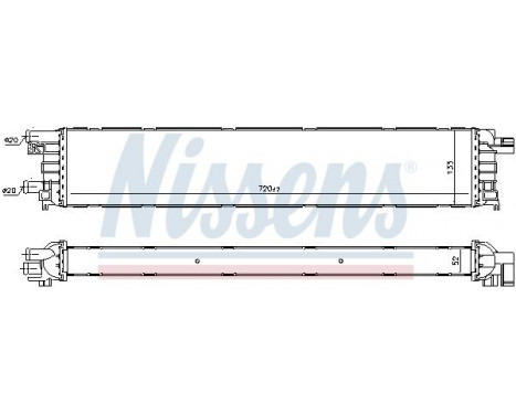 Radiator, engine cooling 60355 Nissens