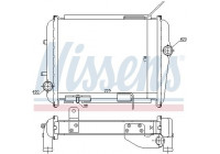 Radiator, engine cooling 60362 Nissens