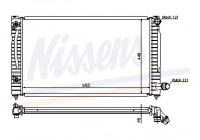 Radiator, engine cooling 60424 Nissens