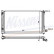 Radiator, engine cooling 60424 Nissens