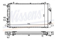 Radiator, engine cooling 60448A Nissens