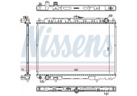 Radiator, engine cooling 606161 Nissens