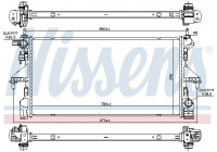 Radiator, engine cooling 606171 Nissens