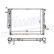 Radiator, engine cooling 60618A Nissens