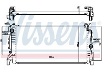 Radiator, engine cooling 606247 Nissens