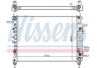 Radiator, engine cooling 606256 Nissens