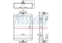 Radiator, engine cooling 606270 Nissens