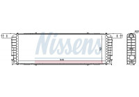 Radiator, engine cooling 606434 Nissens