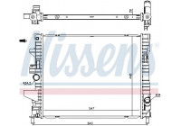 Radiator, engine cooling 606446 Nissens