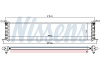 Radiator, engine cooling 606454 Nissens