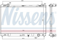 Radiator, engine cooling 606546 Nissens