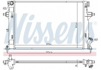 Radiator, engine cooling 606552 Nissens