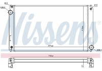 Radiator, engine cooling 606635 Nissens