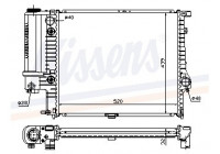 Radiator, engine cooling 60709A Nissens