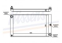 Radiator, engine cooling 60765 Nissens