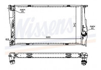 Radiator, engine cooling 60785A Nissens