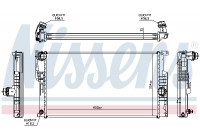 Radiator, engine cooling 60815 Nissens