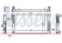 Radiator, engine cooling 60842 Nissens