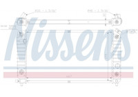 Radiator, engine cooling 60915 Nissens