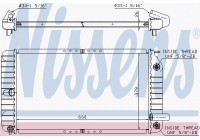 Radiator, engine cooling 609191 Nissens