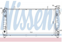 Radiator, engine cooling 61025 Nissens