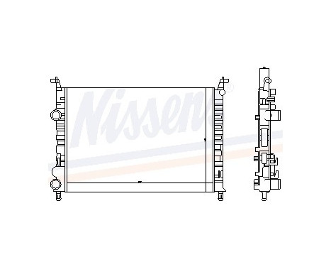 Radiator, engine cooling 61683 Nissens