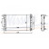 Radiator, engine cooling 61692 Nissens