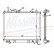 Radiator, engine cooling 61741A Nissens