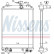 Radiator, engine cooling 617548 Nissens