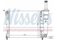 Radiator, engine cooling 61936 Nissens