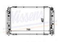 Radiator, engine cooling 62004 Nissens
