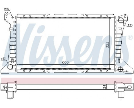 Radiator, engine cooling 62049 Nissens, Image 2