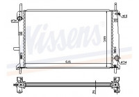 Radiator, engine cooling 62056A Nissens