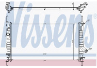 Radiator, engine cooling 62128 Nissens