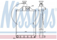 Radiator, engine cooling 62254 Nissens