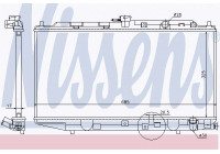 Radiator, engine cooling 62276 Nissens