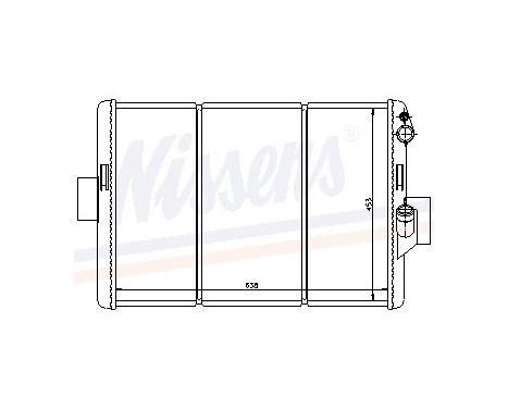 Radiator, engine cooling 62288 Nissens