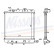 Radiator, engine cooling 62455A Nissens