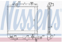 Radiator, engine cooling 62459 Nissens