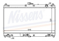 Radiator, engine cooling 62467 Nissens