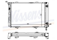 Radiator, engine cooling 62557A Nissens