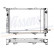 Radiator, engine cooling 62557A Nissens