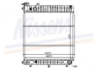 Radiator, engine cooling 62635 Nissens