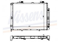 Radiator, engine cooling 62666A Nissens