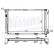 Radiator, engine cooling 62671A Nissens
