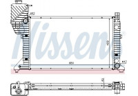 Radiator, engine cooling 62685A Nissens