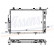 Radiator, engine cooling 62713A Nissens