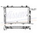 Radiator, engine cooling 62714A Nissens