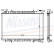Radiator, engine cooling 62976A Nissens